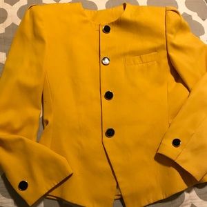 VTG yellow fall/winter 2018 blazer